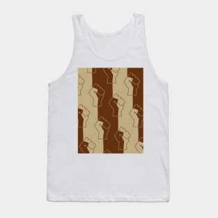 Black Lives Matter Fist pattern Tank Top